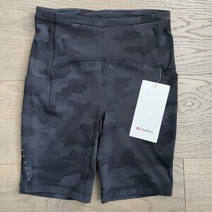 Lululemon Swift Speed HR Short 8" Luxtreme Camo Print Sz 4 NWT